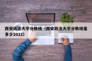 西安政法大学分数线（西安政法大学分数线是多少2022）