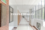 大学专业排名_专业排名大学