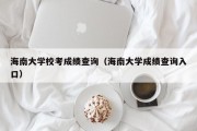 海南大学校考成绩查询（海南大学成绩查询入口）