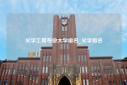 光学工程专业大学排名_光学排名