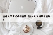 吉林大学考试成绩查询（吉林大学成绩单查询）