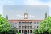 专业mba_什么是mba