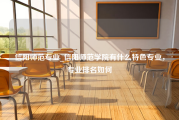 信阳师范专业_信阳师范学院有什么特色专业，专业排名如何