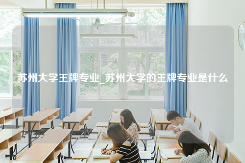 苏州大学王牌专业_苏州大学的王牌专业是什么