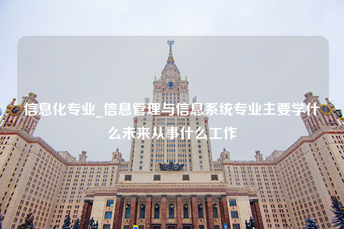 信息化专业_信息管理与信息系统专业主要学什么未来从事什么工作