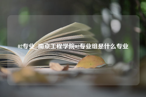 02专业_南京工程学院02专业组是什么专业